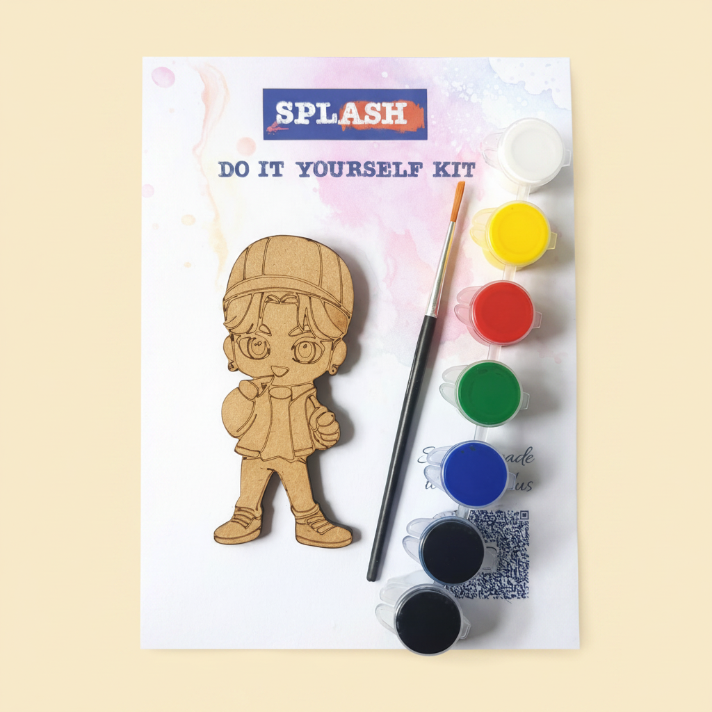 KPop demon hunter fridge magnet diy kit, stylish anime-inspired decor for fridge, gifting, and collectibles perfect for birthday return gift