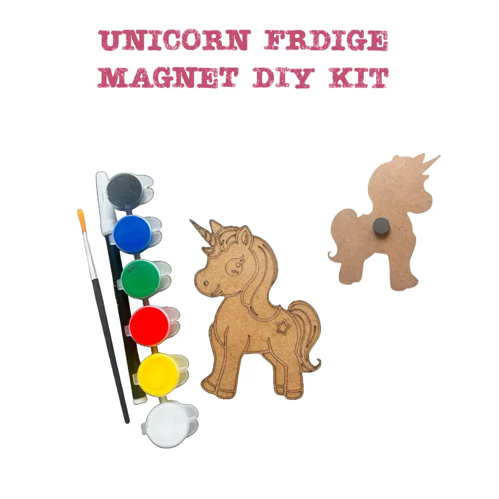 Unicorn DIY Fridge magnet|Paint Your Own Fridge Magnet | SPLASH DIY by Splash Arts - Fridge Magnets,returngift