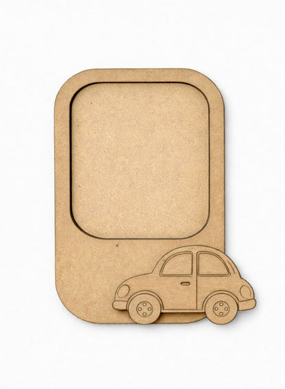 3 Layer Car DIY Photo Frame Fridge Magnet | Paint Your Own Photoframe Fridge Magnet | SPLASH DIY by Splash Arts