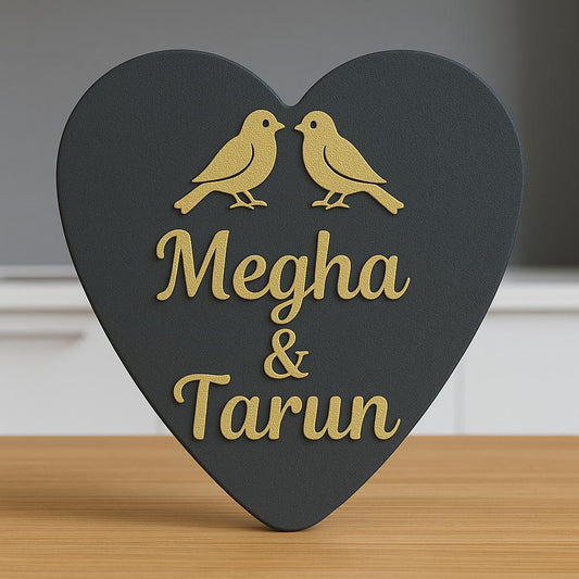 Love Nest Nameplate
