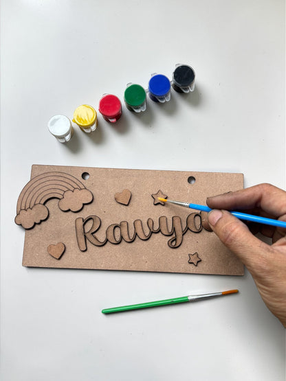 Rainbow Nameboard DIY Kit