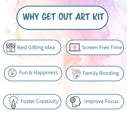 Tree & Flower Block Painting DIY Kit | SPLASH DIY Kit