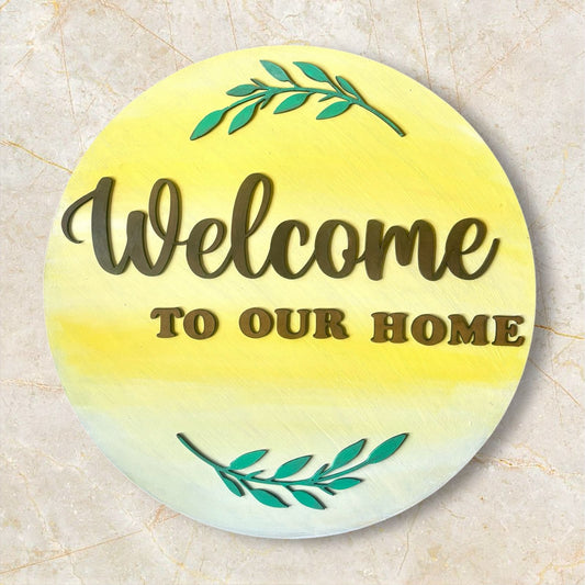 Welcome Nameplate