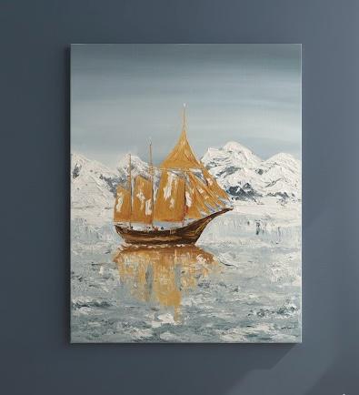 Northern Stillness – The Golden Sail (Original)