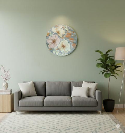 Petals of Dawn – Textured Floral Bloom (Original)