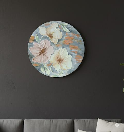 Petals of Dawn – Textured Floral Bloom (Original)