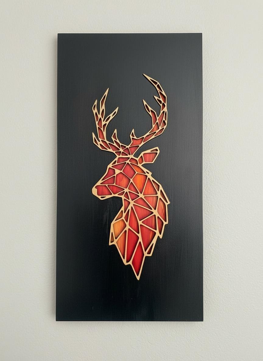 Eternal Glow Deer Wall Hanging