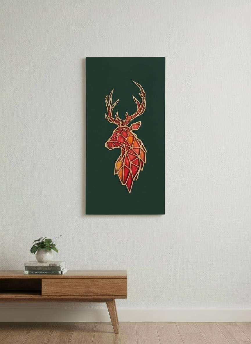 Eternal Glow Deer Wall Hanging
