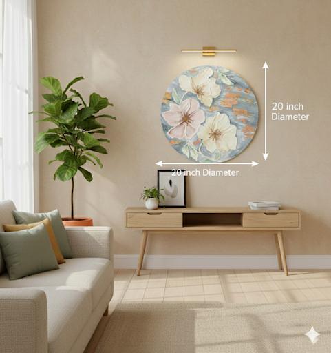 Petals of Dawn – Textured Floral Bloom (Original)