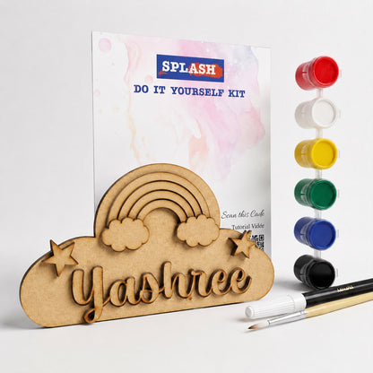 Personalised Theme Fridge Magnet DIY Kit | Paint Your Own Fridge Magnet | Birthday Return Gift | SPLASH DIY by Splash Arts