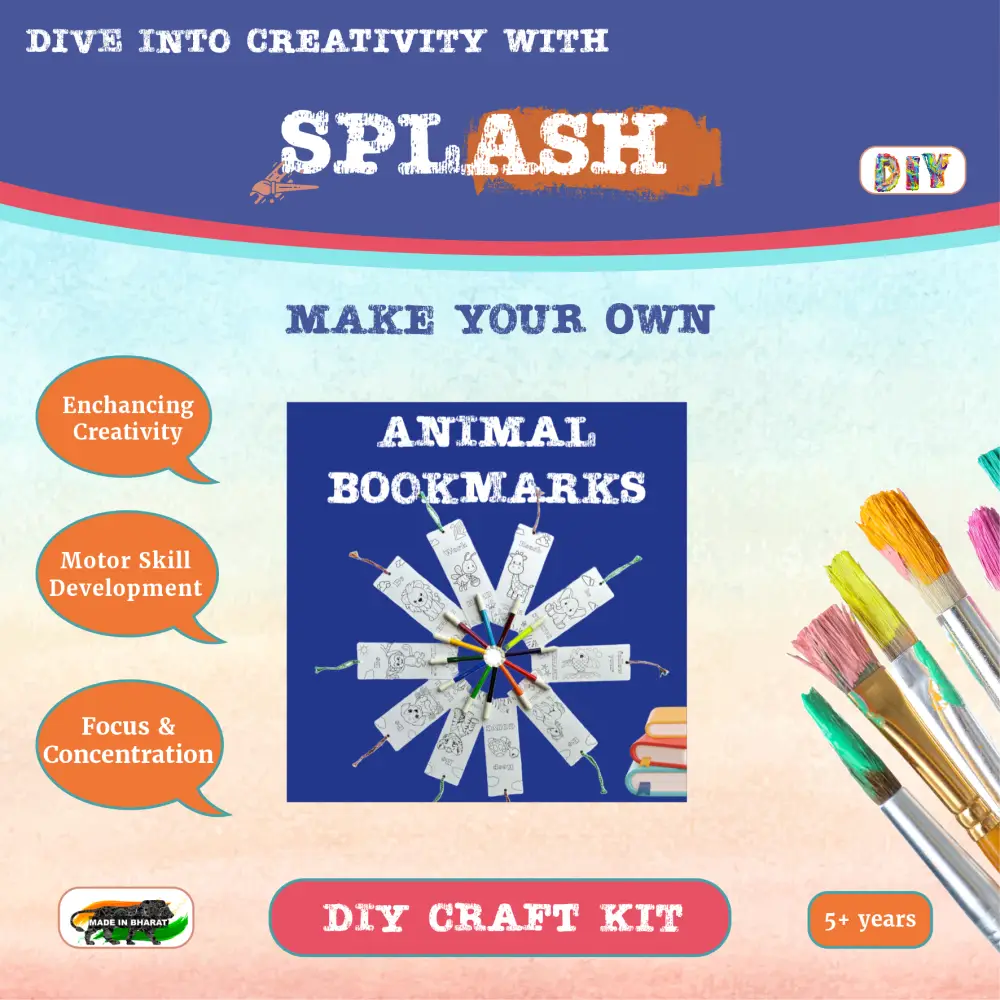 Animal Bookmark DIY Kit I SPLASH DIY Kit - Bookmark