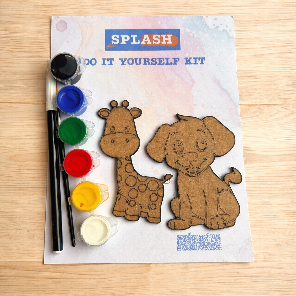 Giraffe and Dog Fridge Magnet fridge magnet diy kit for kids birthday return gift