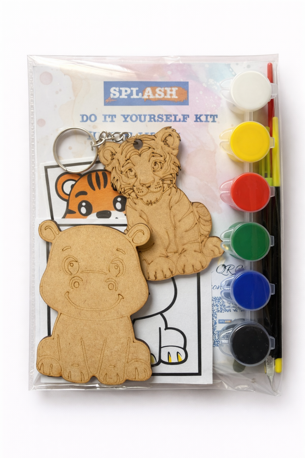 Tiger and hipo keychain & Fridge Magnet fridge magnet diy kit for kids birthday return gift