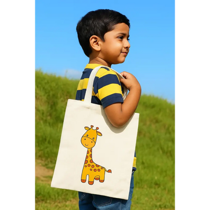 Animal-Themed Tote Bag Painting DIY Kit – Giraffe Design | Paint Your Own Tote Bag | SPLASH DIY by Splash Arts