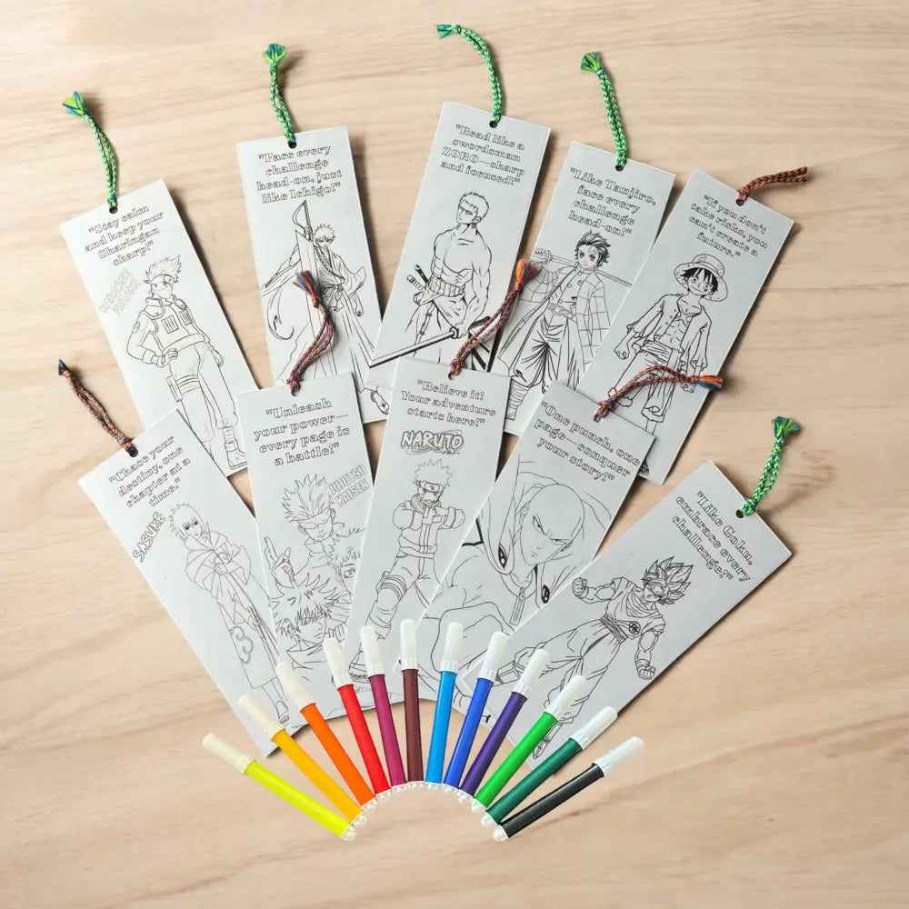 Anime character Bookmark DIY Kit I SPLASH DIY Kit - Bookmark