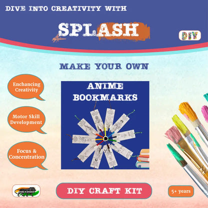 Anime character Bookmark DIY Kit I SPLASH DIY Kit - Bookmark