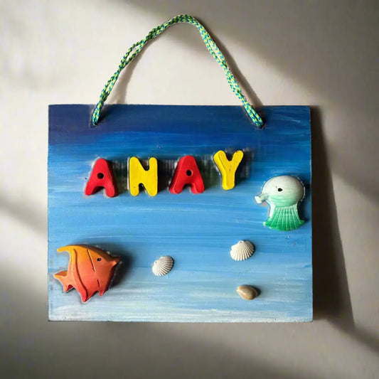 Aquatic Kids Nameplate - Option 1