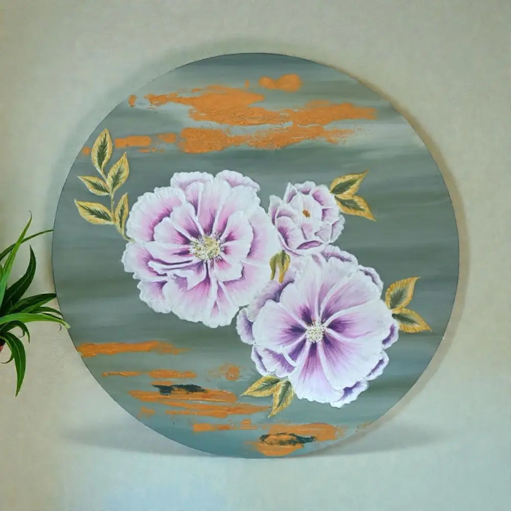 Blooming Harmony – Pastel Floral Elegance(Original) - paintings