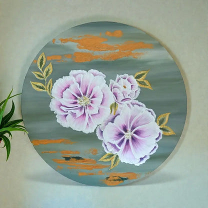 Blooming Harmony – Pastel Floral Elegance(Original) - paintings