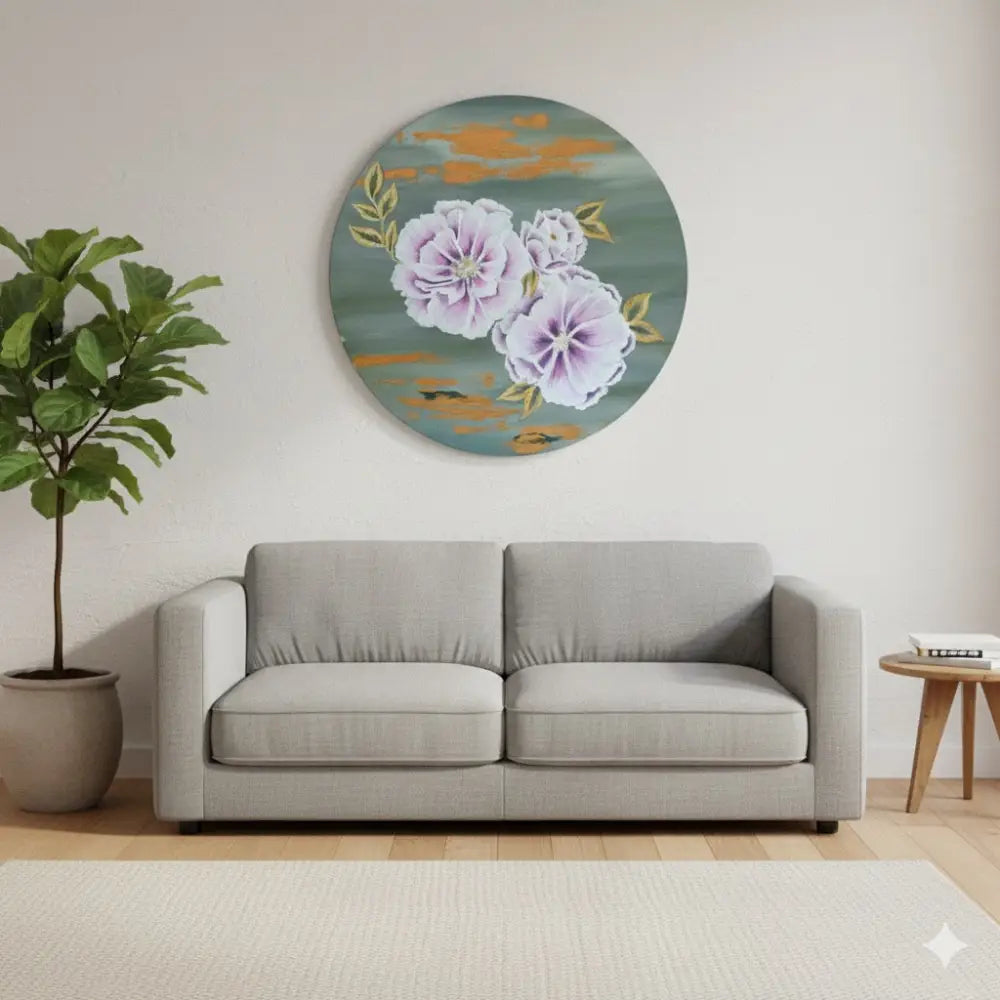 Blooming Harmony – Pastel Floral Elegance(Original) - paintings