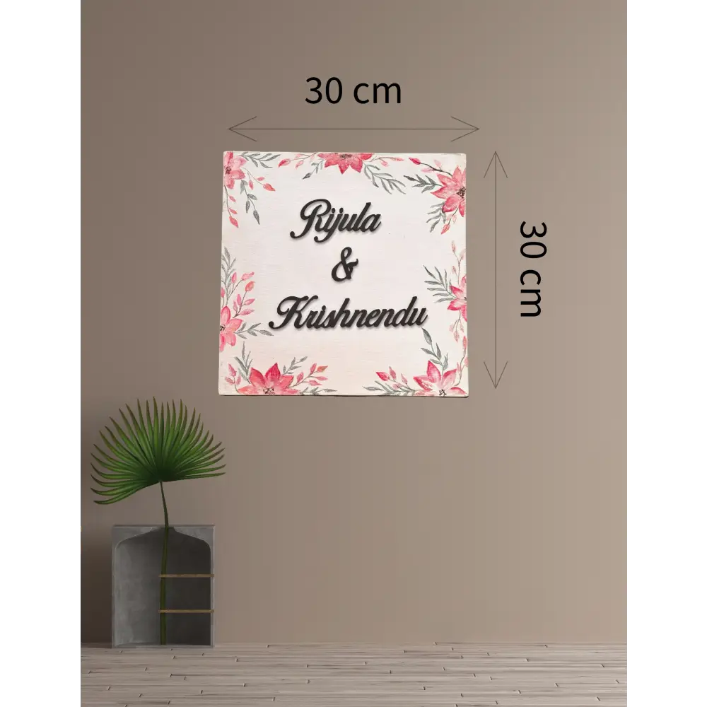 Blossom Nameplate - nameplate