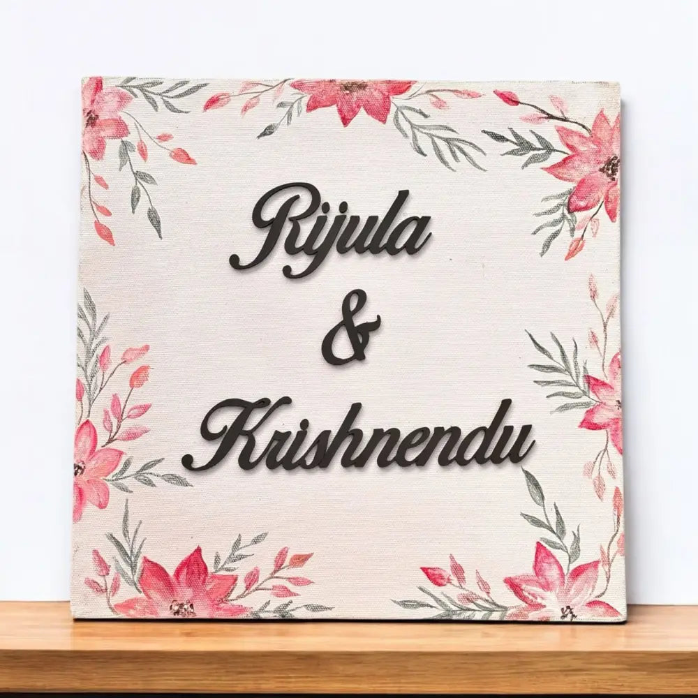 Blossom Nameplate - nameplate