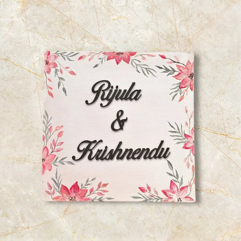 Blossom Nameplate - nameplate