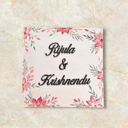 Blossom Nameplate - nameplate