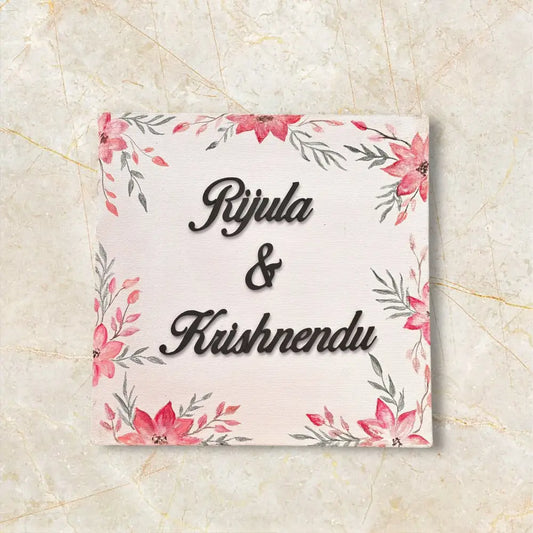 Blossom Nameplate - nameplate