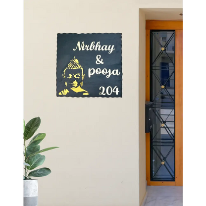 Buddha Blessing Nameplate - nameplate