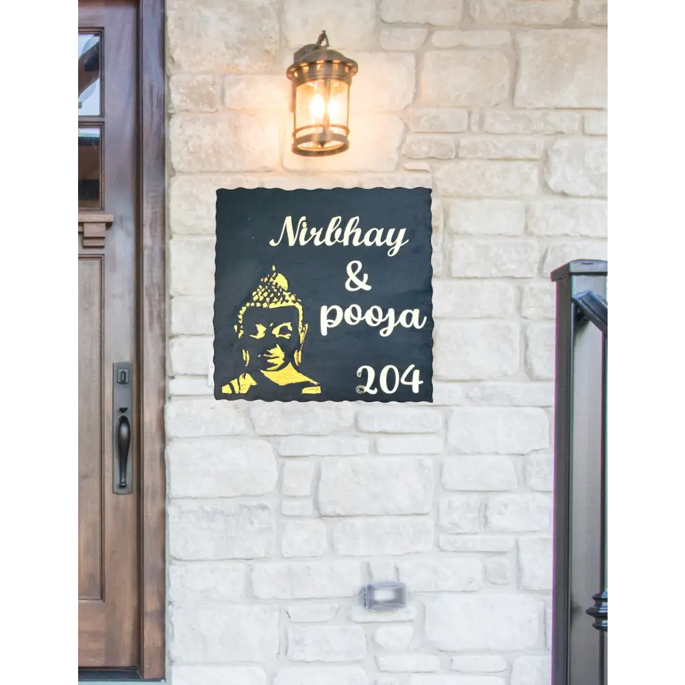 Buddha Blessing Nameplate - nameplate