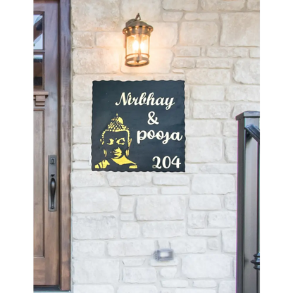Buddha Blessing Nameplate - nameplate