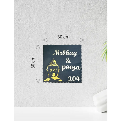 Buddha Blessing Nameplate - nameplate