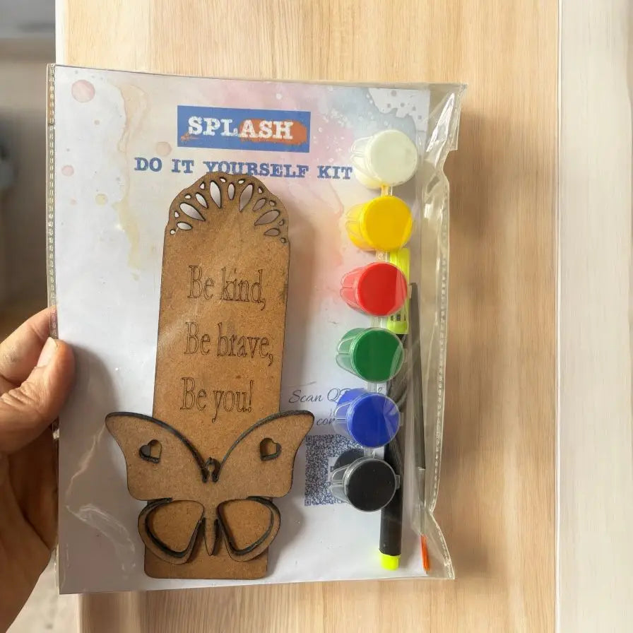 Butterfly Bookmark DIY Kit | Paint Your Own Wooden Bookmarks | Art & Craft Activity| SPLASH DIY by Splash Arts