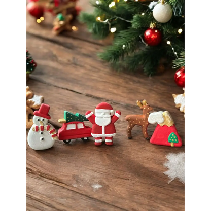Christmas Figurine Coloring Kit | Paint Your Own Fridge Magnet | SPLASH DIY by Splash Arts - Festival