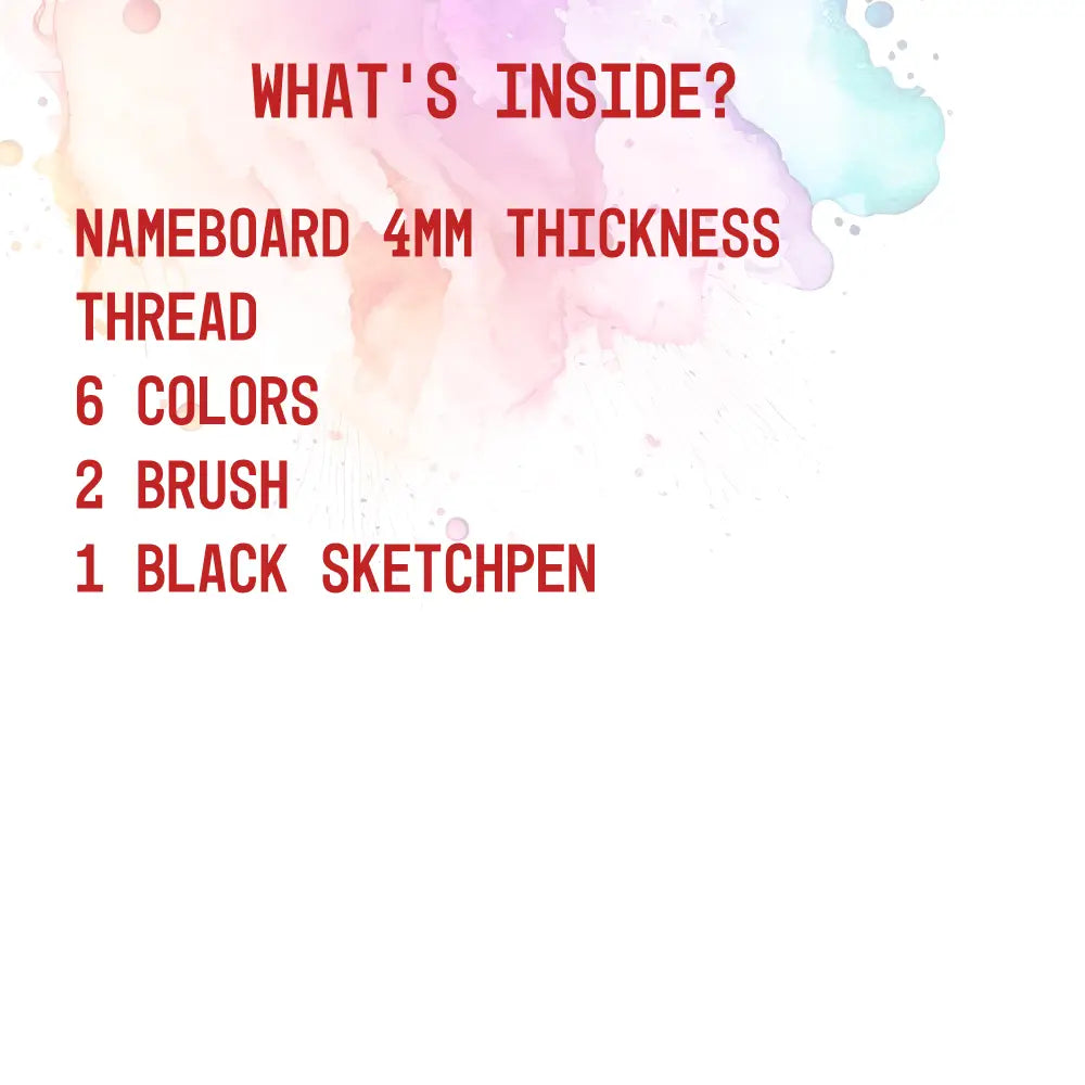 Cinderalla Nameboard DIY Kit | Personalized Paint Your Own Name Board | Birthday Return Gift I SPLASH DIY by Splash