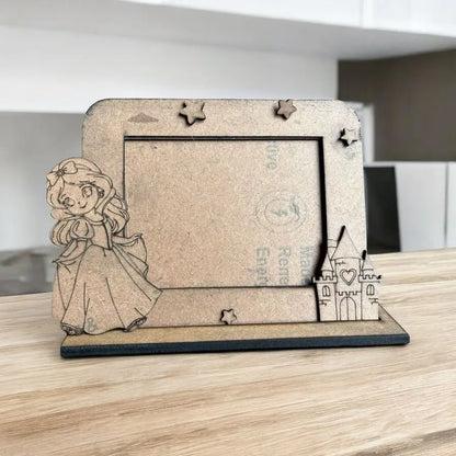 Cinderella Photo Frame DIY Kit for Kids | Paint Your Own Princess Photo Frame | SPLASH DIY by Splash Arts - photoframe