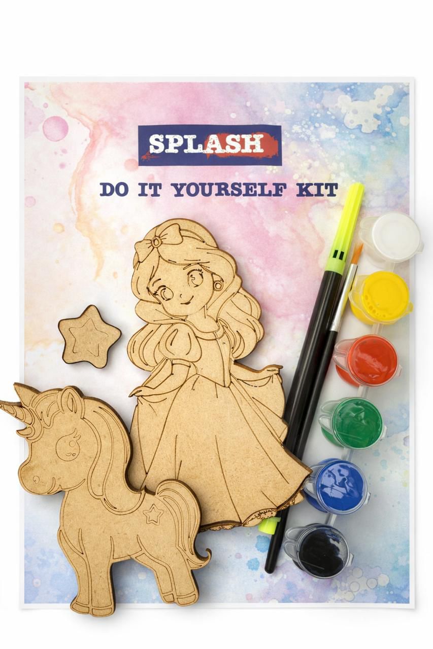 Unicorn and Cindrella Fridge Magnet fridge magnet diy kit for kids birthday return gift