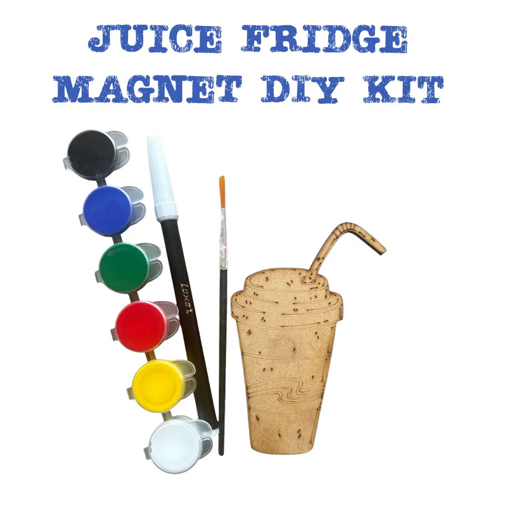 Drink Fridge Magnet DIY Kit | Paint Your Own Fridge Magnet Kit | SPLASH DIY by Splash Arts - Fridge Magnets,returngift