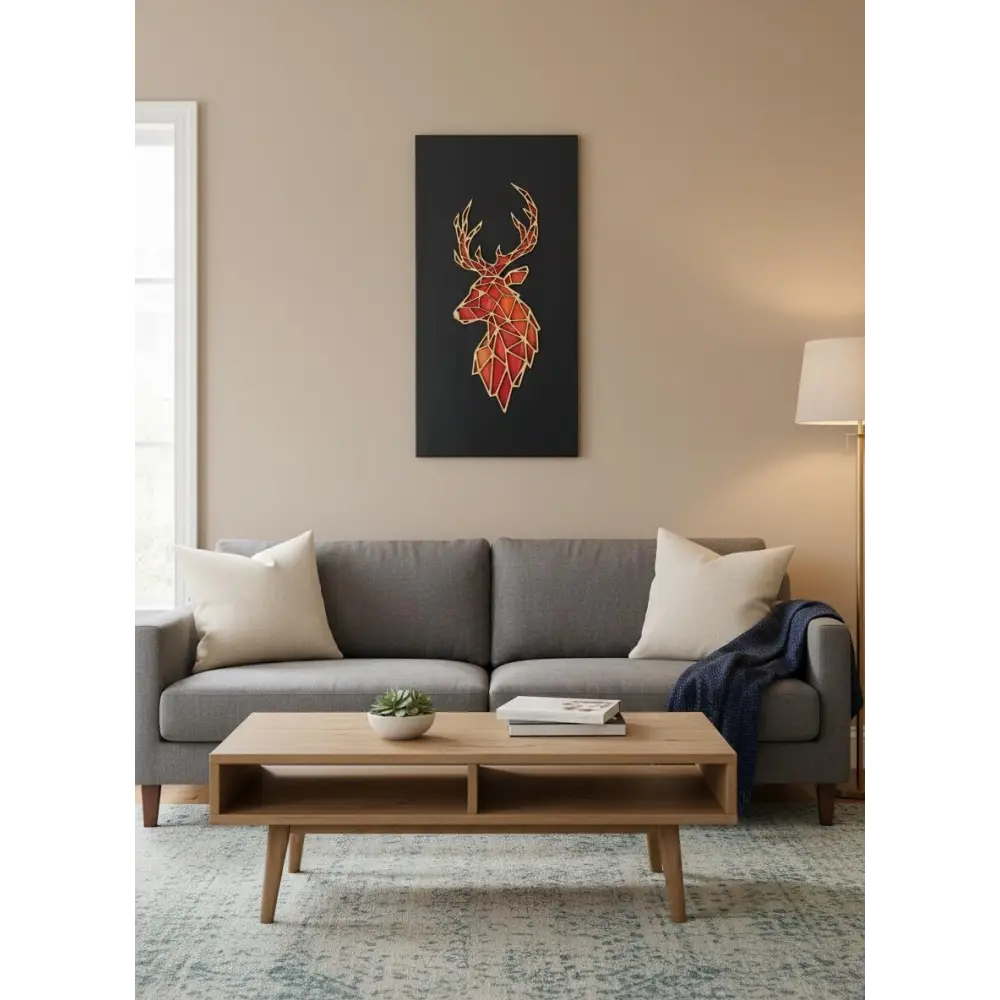 Eternal Glow Deer Wall Hanging | Wall Decor - Wall hanging