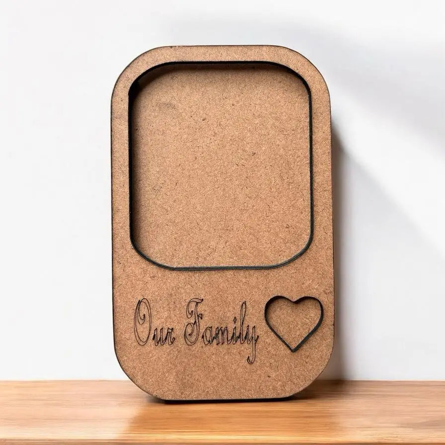 Family Photo Frame Fridge Magnet DIY Kit | Paint Your Own Photoframe Fridge Magnet | SPLASH DIY by Splash Arts
