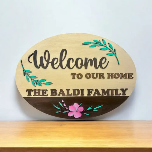 Family Surname Nameplate - nameplate