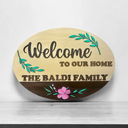 Family Surname Nameplate - nameplate