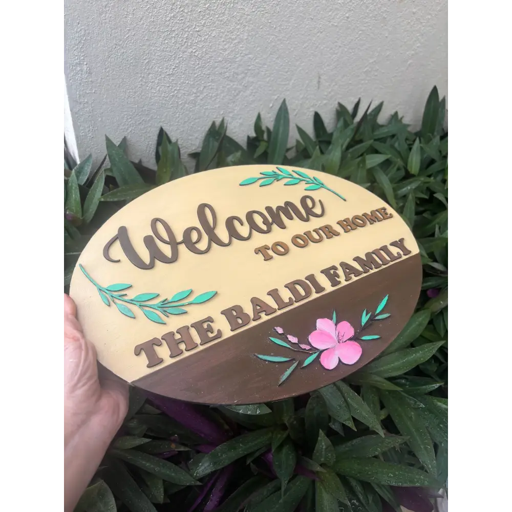Family Surname Nameplate - nameplate