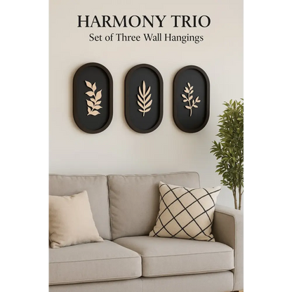 Harmony Trio -Set of 3 Wall Hanging | Wall Decor - Wall hanging