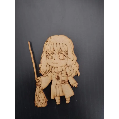 Harry Potter & Hermione Fridge Magnet DIY Kit | Paint Your Own Fridge Magnet | SPLASH DIY by Splash Arts - Fridge