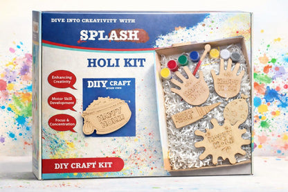 Holi Fridge Magnet DIY Kit | Paint Your Own Fridge Magnet | Birthday Return Gift I SPLASH DIY by Splash Arts - Festival