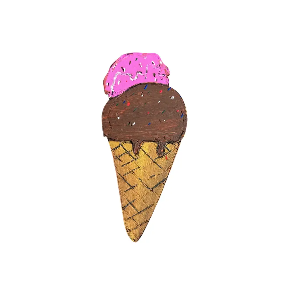 Icecream Fridge Magnet DIY Kit | Paint Your Own Fridge Magnet | SPLASH DIY by Splash Arts - Fridge Magnets,returngift
