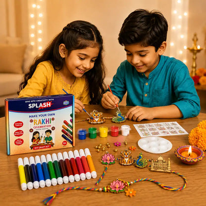 Rakhi DIY Kit | Little India Rakhi DIY Kit I Paint Your Own Rakhi Kit | SplashArts