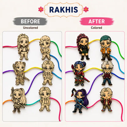 Rakhi DIY Kit | Little God Rakhi DIY Kit I Paint Your Own Rakhi Kit | SplashArts